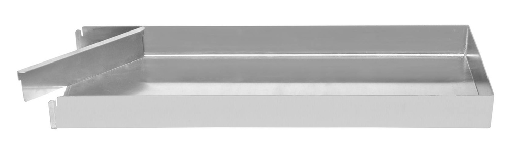 Backblech mit Vorstellschiene aus Aluminium