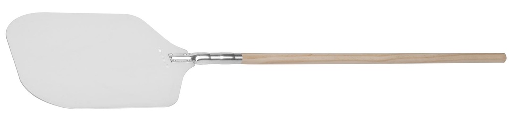[9506M] Pizzaschaufel Holz-Griff aus Aluminium