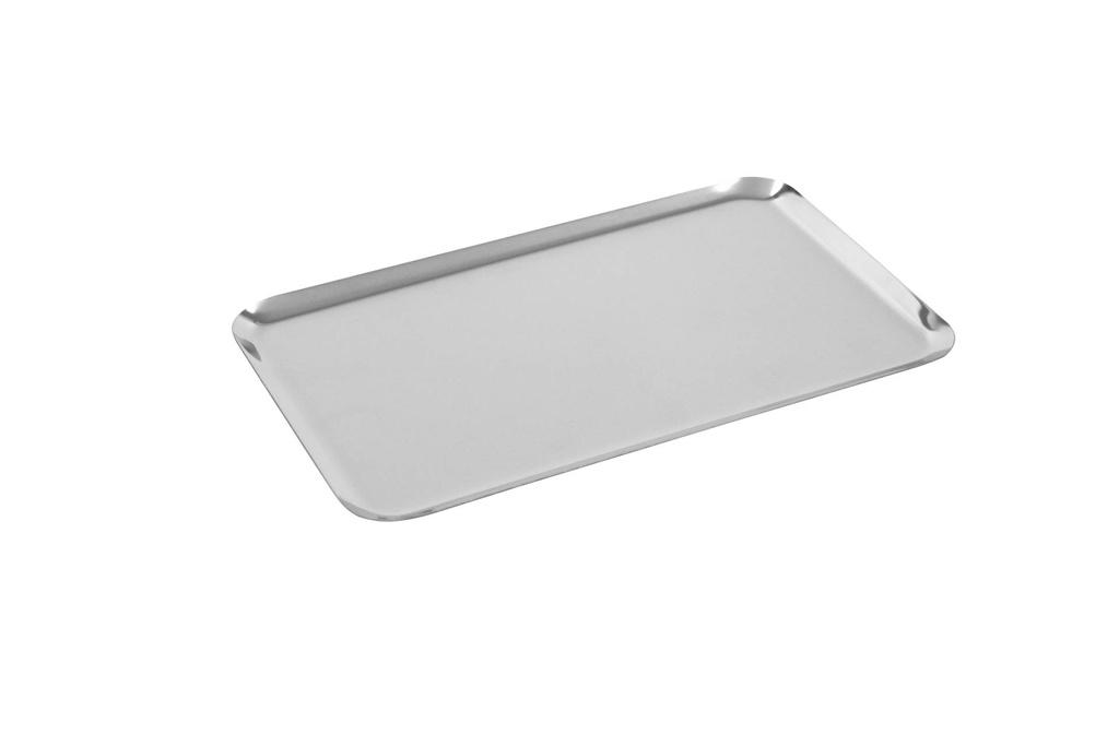 Serviertablett aus Edelstahl, 290 x 185 mm