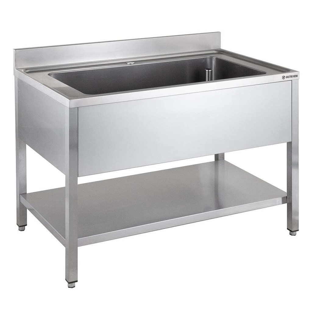 [TSPT10X7] Topfspültisch 1000 x 700 mm