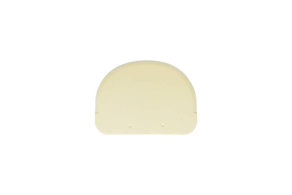 Cremeschaber aus Polypropylen, 120 x 88 mm, elfenbein