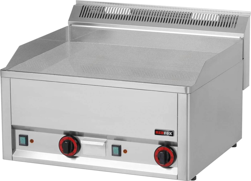 [10112402] KBS Elektro-Grillplatte 2 Heizzonen Grillfläche glatt hartverchromt Auftischgerät