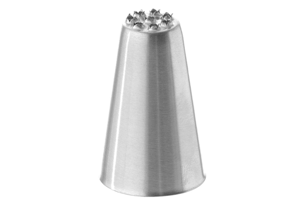 Garniertülle aus Edelstahl, Ø 2 mm, 8 Sterne