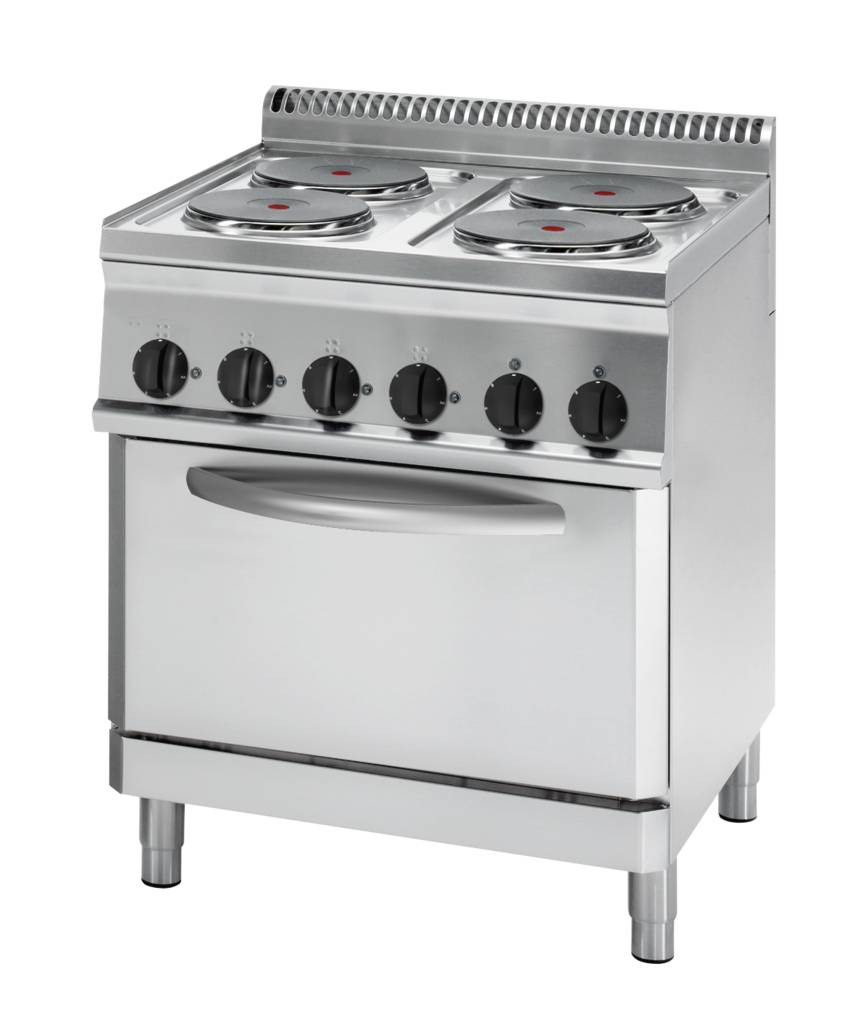 KBS Elektro-Herd mit 4 Kochplatten und Umluftbackofen