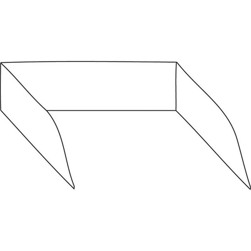 KBS Spritzschutz für Grillplatten mit 60 cm Breite