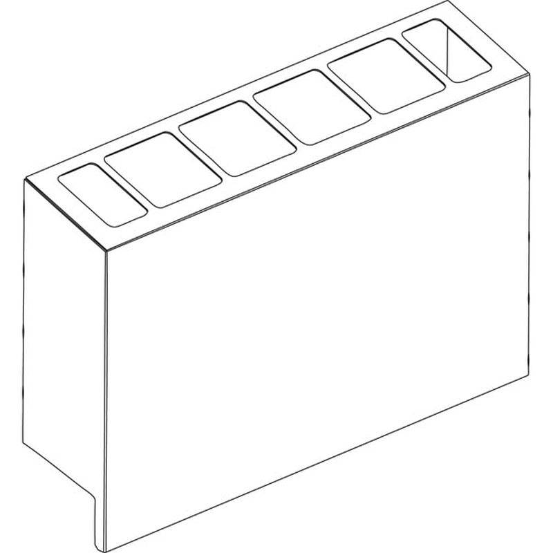 [10409326] KBS Fritteusen Kaminverlängerung 800mm