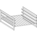 KBS Führungsschienen-Kit GN 1/1 für Unterbauten 40cm