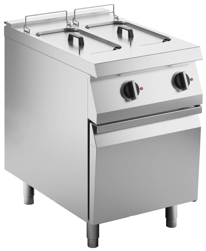 [10414407] KBS Elektro-Fritteuse 2 Becken je 10 Liter Standgerät 18kW