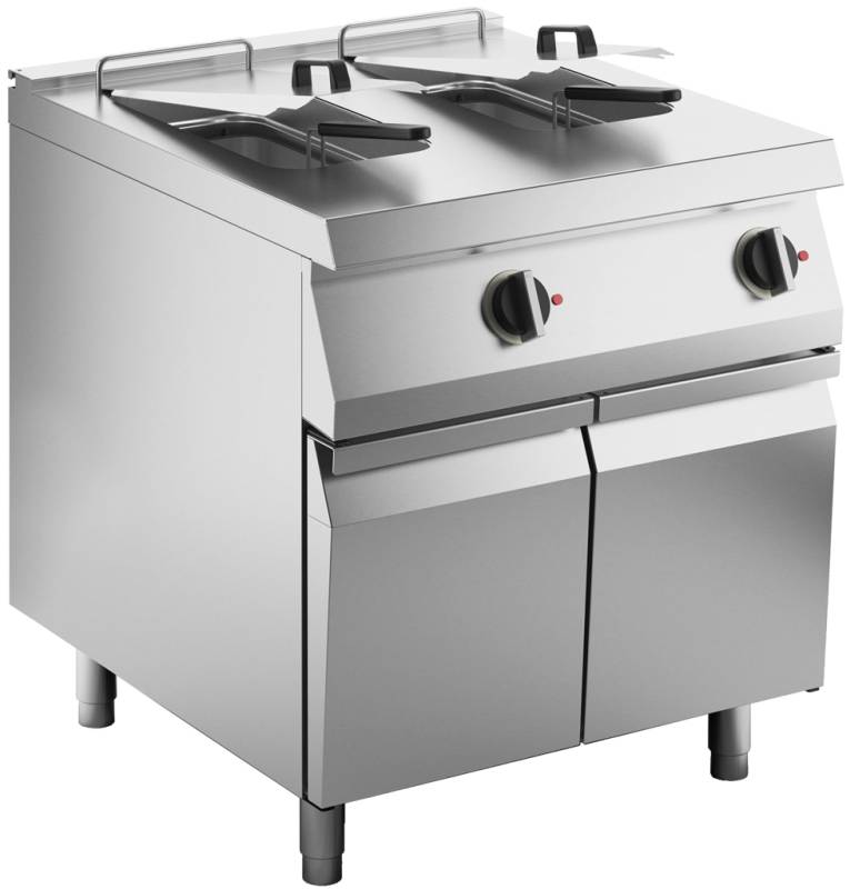 KBS Elektro-Fritteuse 2 Becken je 15 L Standgerät 24kW