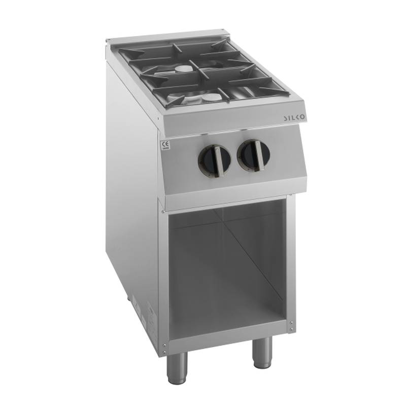 [10421401] KBS Gas-Herd 2 Brenner je 6,0kW offener Unterbau