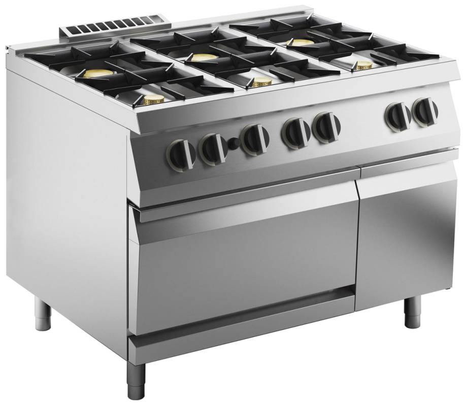 [10421408] KBS Gas-Herd 6 Brenner mit Gas-Ofen