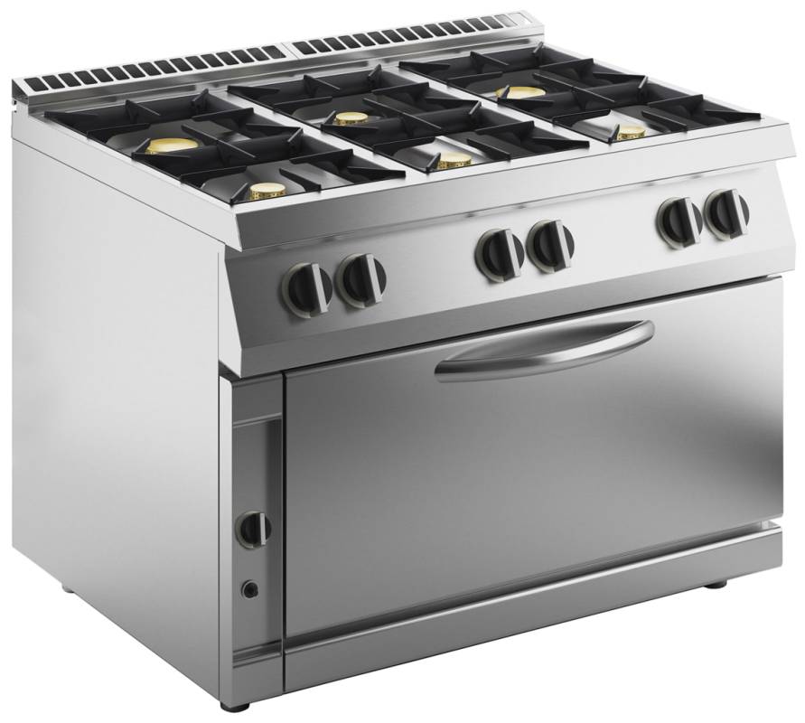 [10421409] KBS Gas-Herd 6 Brenner mit Jumbo Gas-Ofen