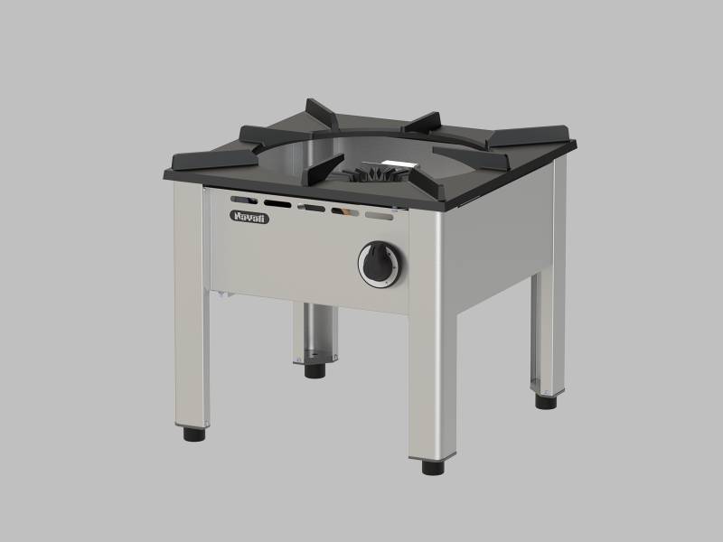 [10823003] KBS Gas Hockerkocher mit 13 kW Hochleistungsbrenner