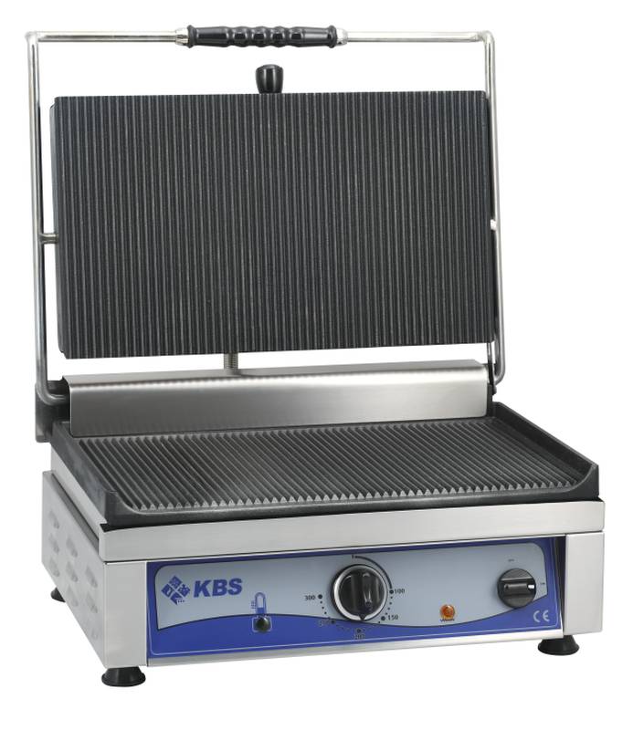 [10927021] KBS Kontaktgrill Grillfläche 45x27 cm oben & unten gerillt 1 Heizzone
