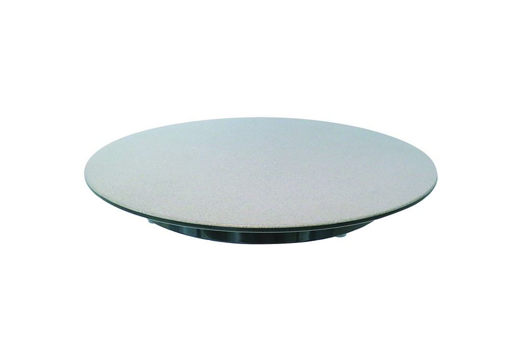 [227229] Tortenplatte aus Melamin, Ø 240 mm, silber/schwarz