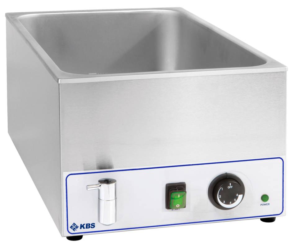 [10941003] KBS Bainmarie mit Ablasshahn für 1x 1/1 GN, h=150 mm