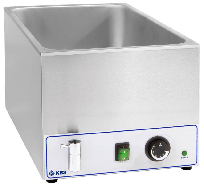 [10941004] KBS Bainmarie mit Ablasshahn für 1x 1/1 GN, h=200mm