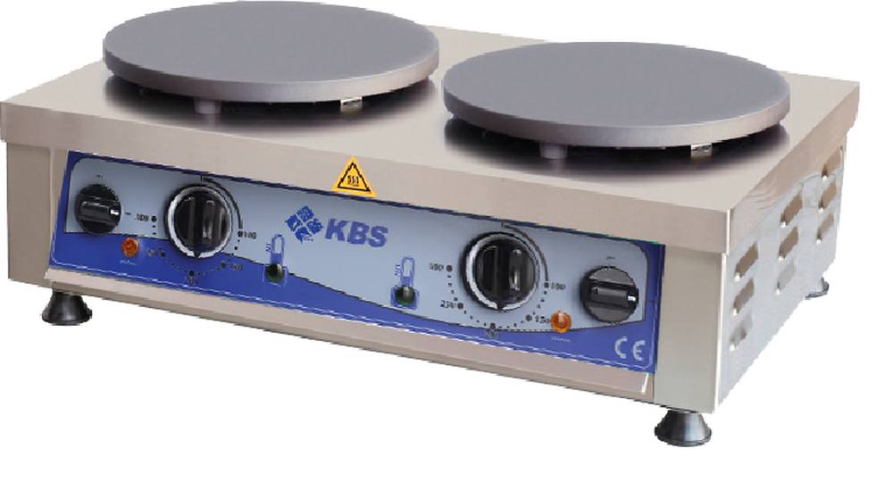 [10961023] KBS Crepiere elektro 2 Platten Ø40 cm