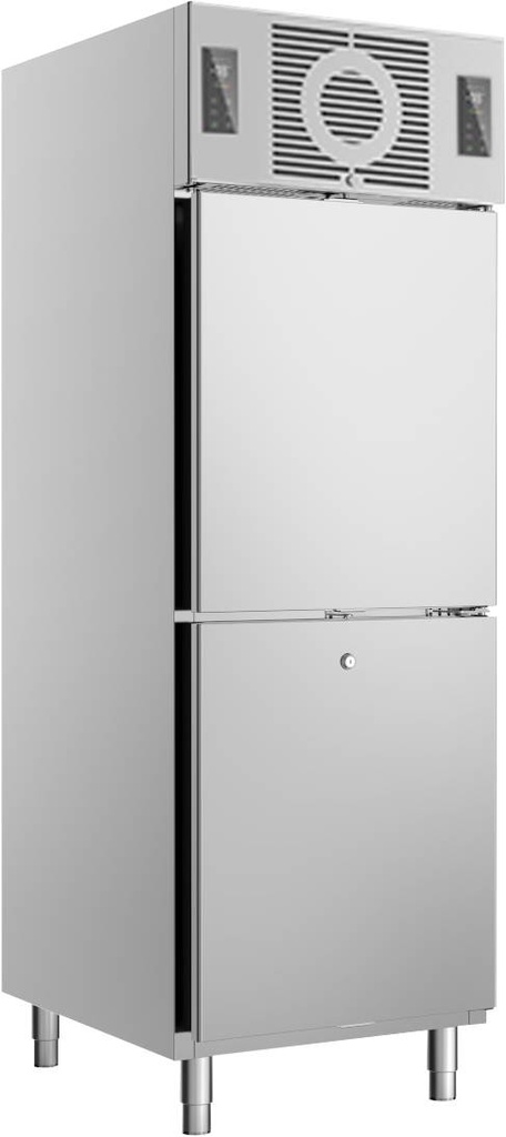 KBS Edelstahl Kühl-Gefrierkombination KU 721 2T K-TK