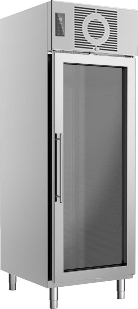 KBS Edelstahlglastürkühlschrank KU 721 G