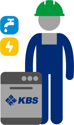 [120002] KBS Einspülservice für Großraumspülmaschinen