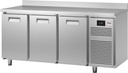 KBS Tiefkühltisch TKT 3420 M Serie POP mit Arbeitsplatte und Aufkantung