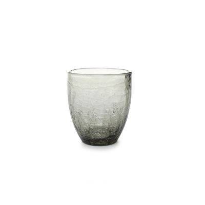 Glas Crackle, 25 cl, grau