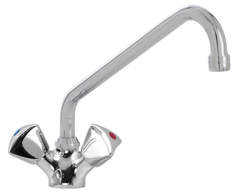 KBS EASY Knebel-Mischbatterie mit Schwenkhahn 3/8 Zoll Wasseranschluß