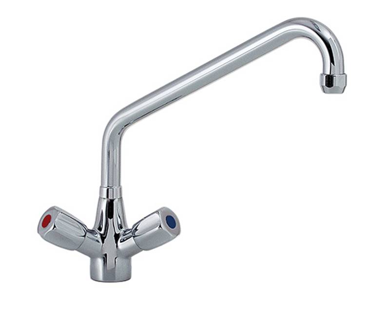 [20911107] KBS PREMIUM LEED Knebel-Mischbatterie mit Schwenkhahn 1/2 Zoll Wasseranschluß