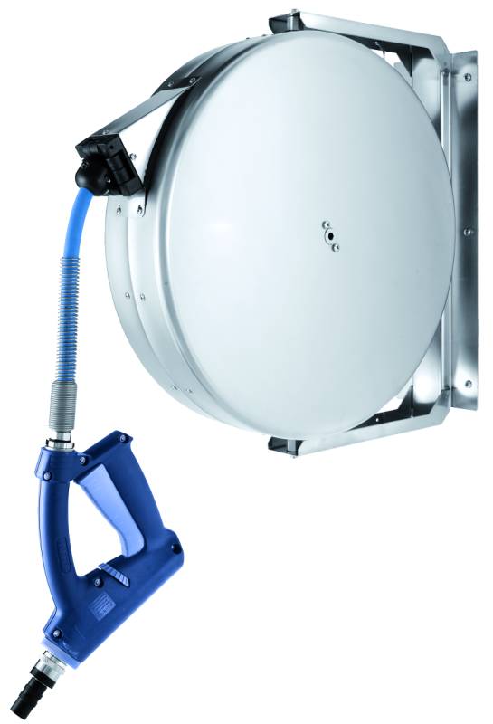 KBS Schlauch-Brause mit 20 m Schlauch Schlauchaufroller,Sprühpistole