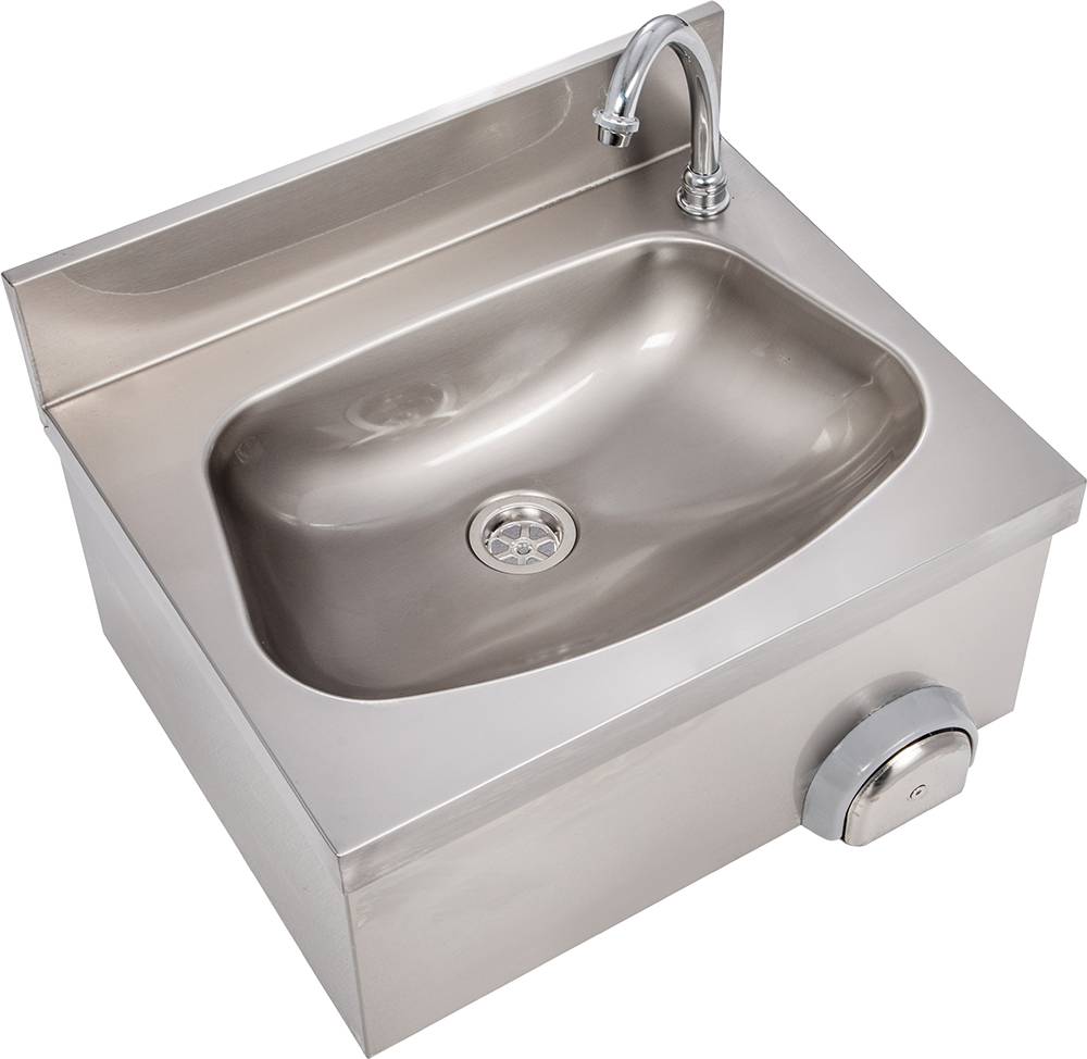 [21010008] KBS Handwaschbecken eckige Form BxT 50x40cm, zeitgesteuert