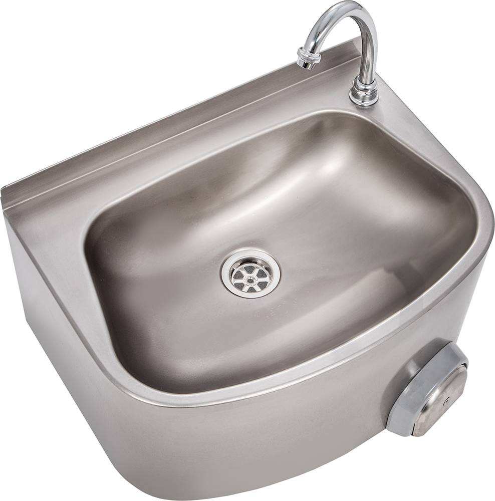 KBS Handwaschbecken halbrunde Form BxTxH 48x35x22cm