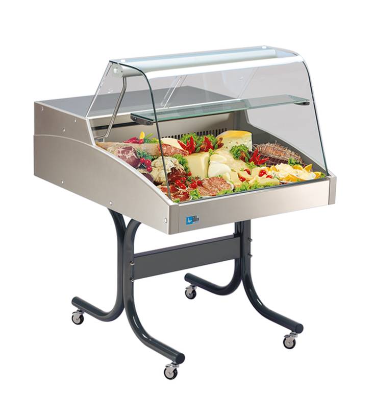 KBS Mehrzweckvitrine Super 2000 mit geradem Glasaufbau