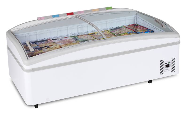 KBS Snow 19 Premium Kopfteil umschaltbare Kühl-Tiefkühltruhe