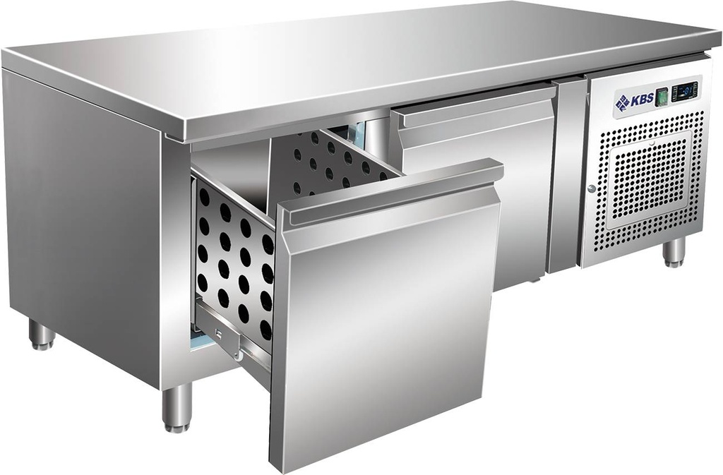 KBS Unterbaukühltisch UKT 211 mit 2 Schubladen