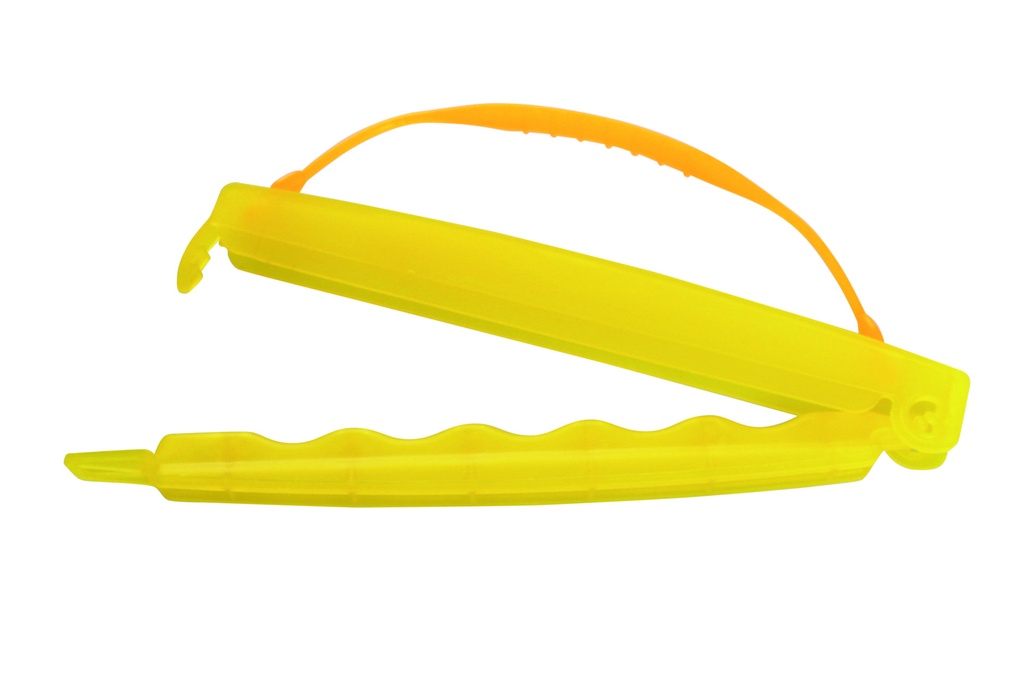 [391902] Verschluss-Clip aus Polypropylen, 285 mm, gelb