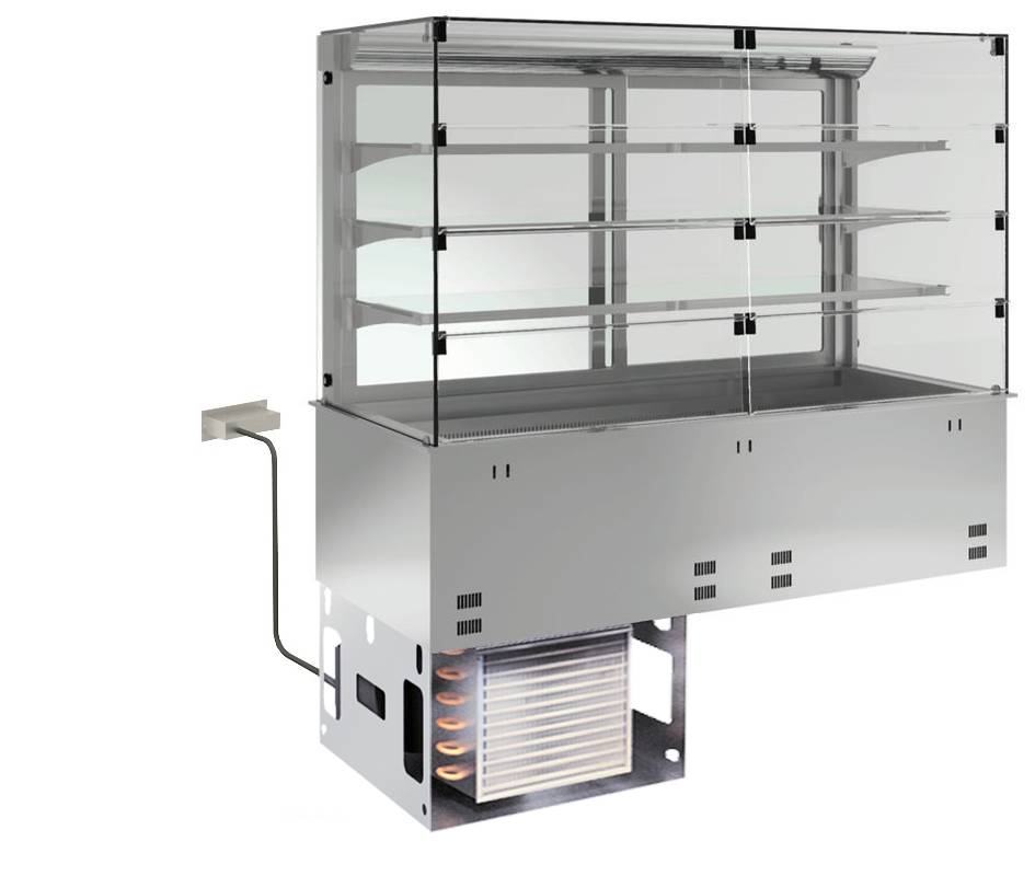 KBS Kühlwanne für Selbstbedienung P-EKVW 3A GN 4/1 SB Kühlvitrine