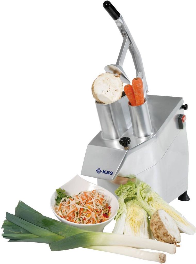 [40700009] KBS Gemüseschneider Basic inkl. 5 Messer, Tischgerät