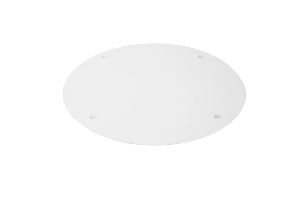 [202409] Tortenständer-Scheibe aus Kunststoff, Ø 375 mm, weiß