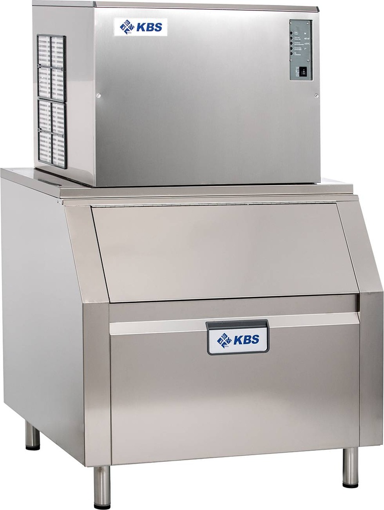 KBS Vollwürfel-Eiswürfelbereiter KV 150 L inkl. Vorratsbehäter und Abdeckung