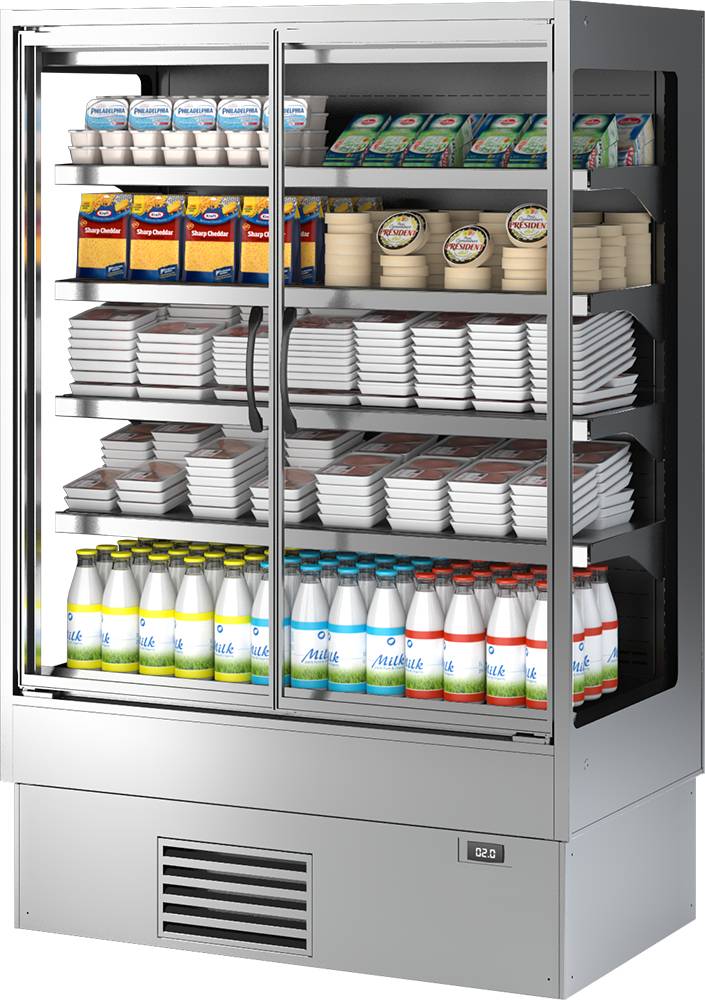 KBS Wandkühlregal Lem 2560 RAL 7035