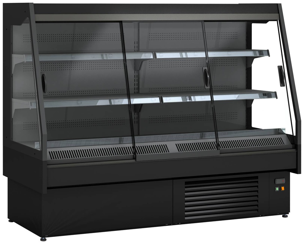 KBS Wandkühlregal Maple 190 mit Schiebetüren