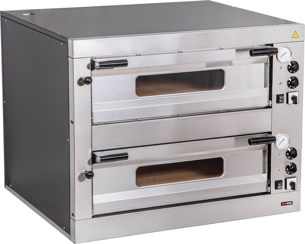 KBS Pizzaofen Basic 4+4 für 8 Pizzen ø33cm elektro 9,6 kW