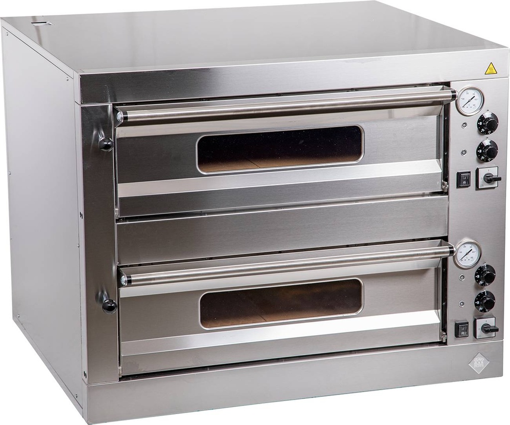 [52505121] KBS Pizzaofen Comfort 4+4 für 8 Pizzen ø33cm elektro 9,6 kW