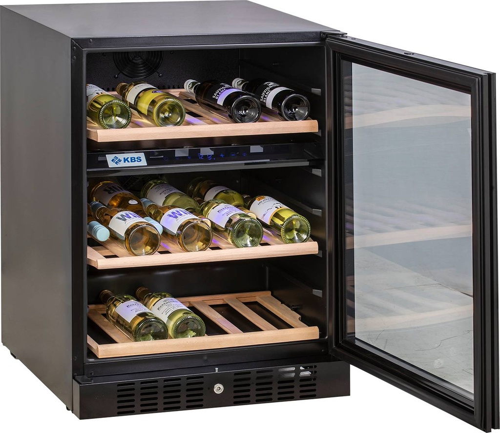 [529163] KBS Weinkühlschrank 2 Temperaturzonen Vino 163