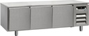 KBS Snack 1670 Unterbaukühltisch mit abnehmbarer Arbeitsplatte und 3 Schubladen