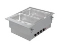 KBS Einbau Bain Marie 2x GN 1/1 mit getrennt regelbaren Becken