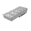 KBS Einbau Bain Marie 4x GN 1/1 mit getrennt regelbaren Becken
