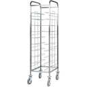 KBS Abräumwagen 520 für 10 Tabletts oder GN Tabletts ohne Seitenwand