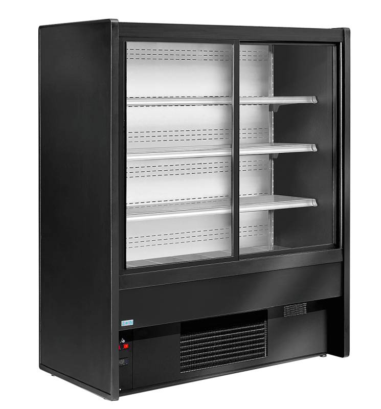 KBS Wandkühlregal Dilara 150 mit Schiebetüren selbstschließend